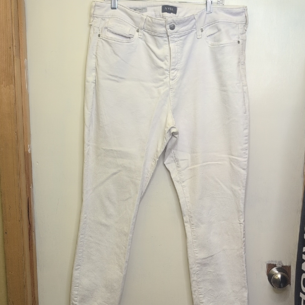 NYDJ Women's Off-White Skinny Jeans
